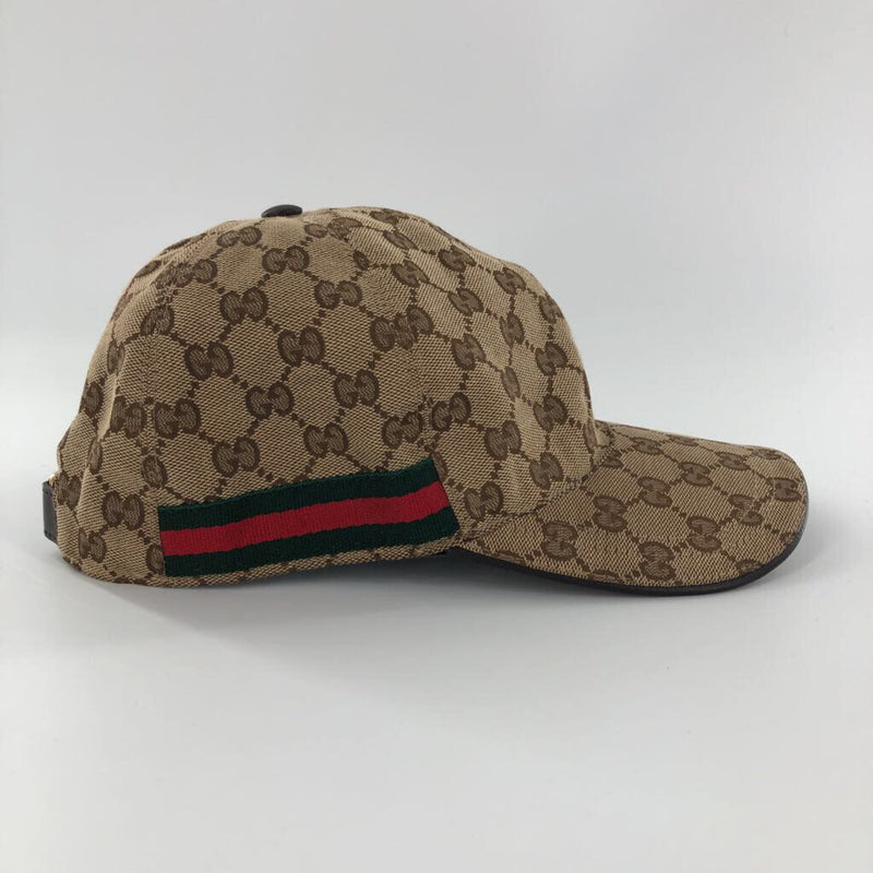 Gucci monogram canvas baseball cap