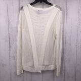 S crochet back sweater