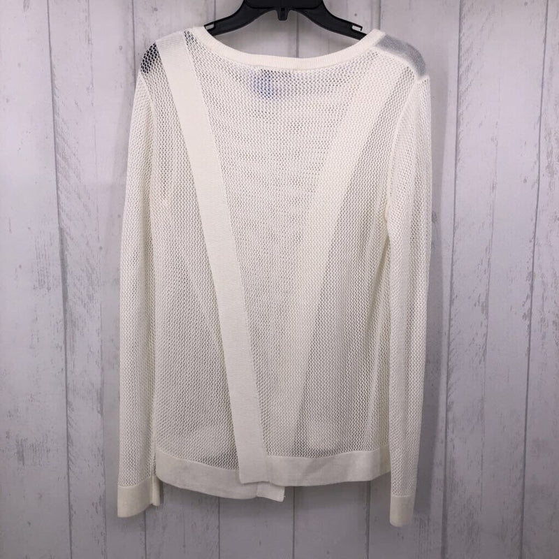 S crochet back sweater