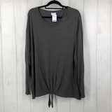 4X Tied hem l/s tee