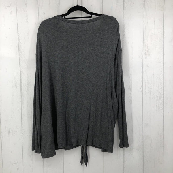 4X Tied hem l/s tee