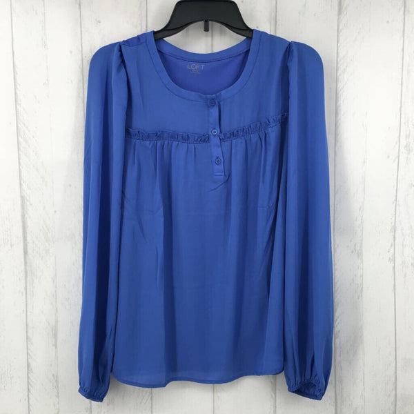 L ruffled l/s top