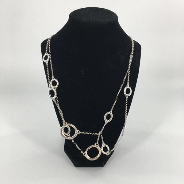 14" Double strand circles necklace