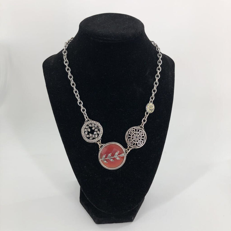 9" Circle pendant necklace