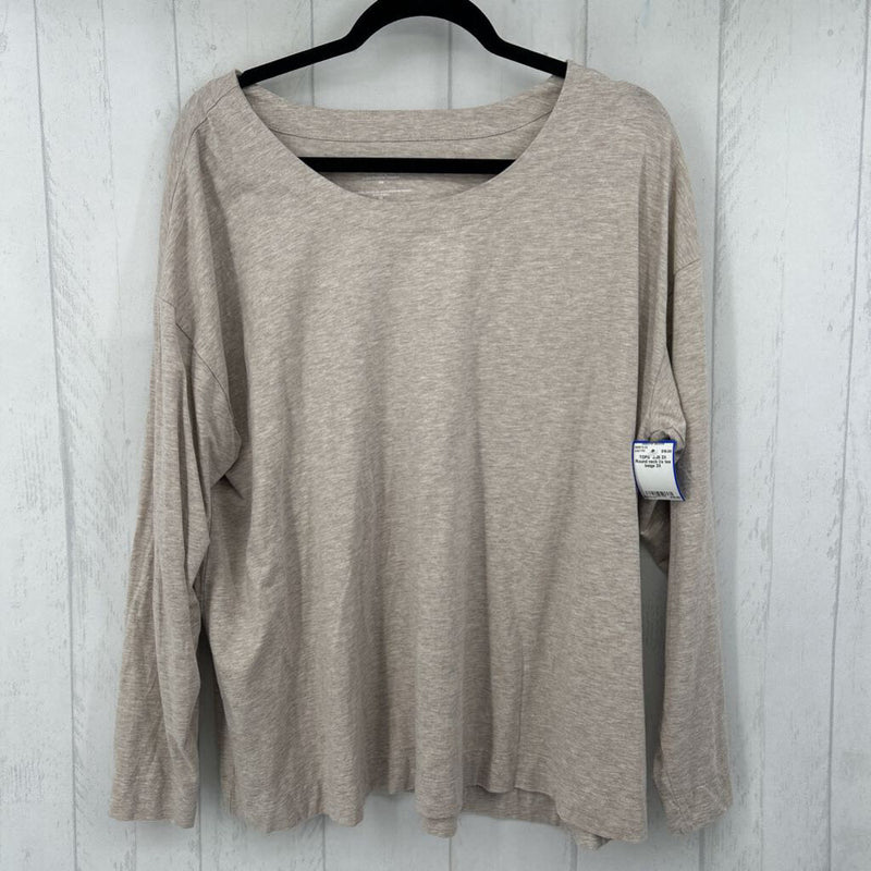 2X Round neck l/s tee