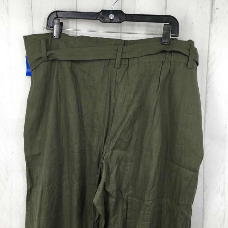 XL Belted linen pants