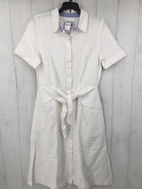 R85 8 Tie front linen dress