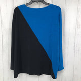 2 (L) Colorblock l/s top