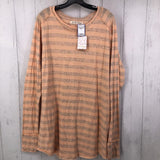 L Striped l/s top