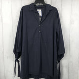 R80 M Half button down l/s dress