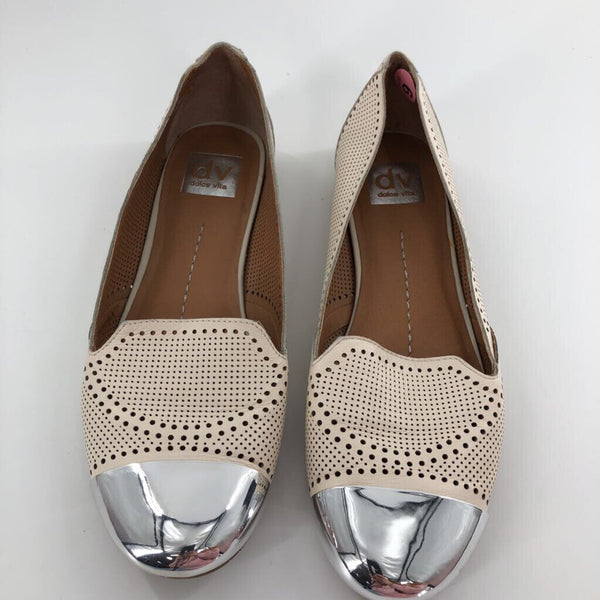 9 Perforated slip on flats