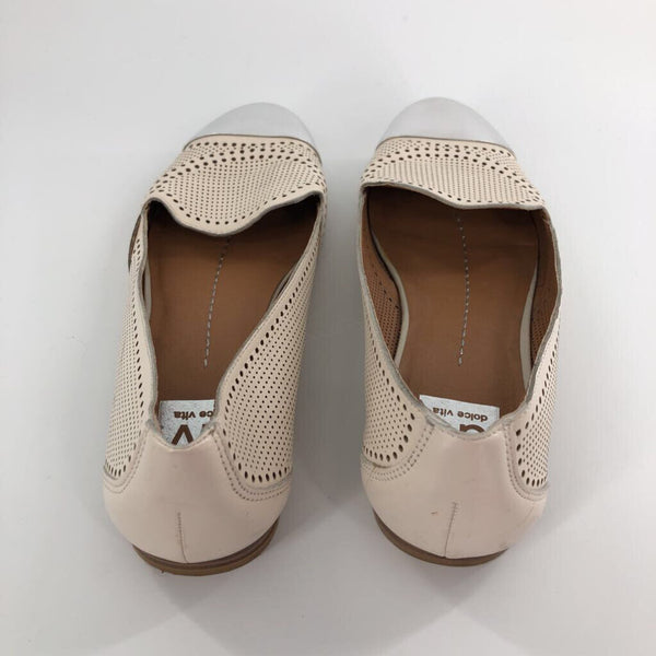 9 Perforated slip on flats