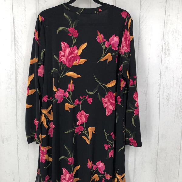 1X Flo print button down l/s tunic