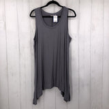 1X Round neck layering tank