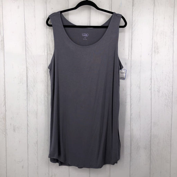 1X Round neck layering tank