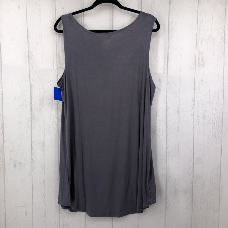 1X Round neck layering tank