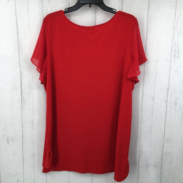 XL Ruffle s/s top