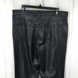 16 Faux leather hi-rise pants