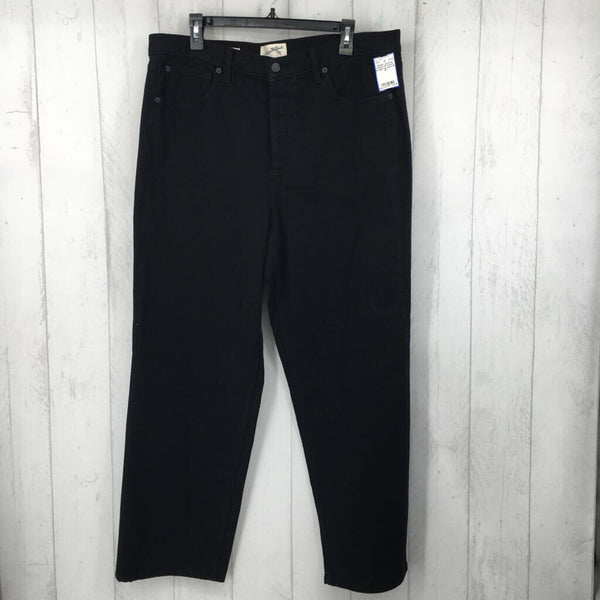 16 Hi-waist straight leg jeans