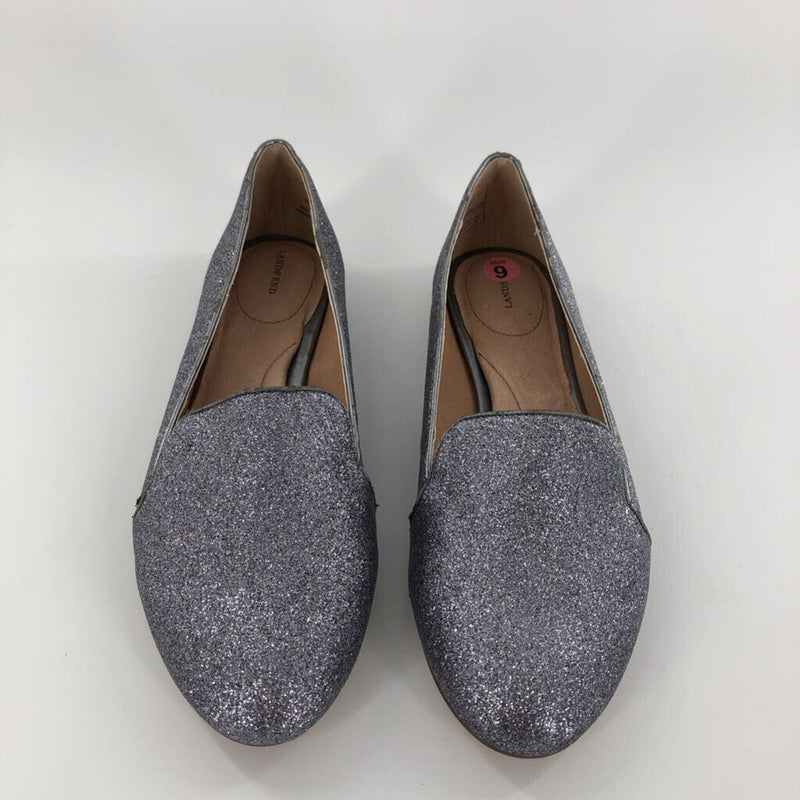 9 Sparkly slip on flats NWB