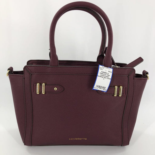 Triple compartment handbag