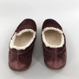 7.5 Orthotic faux fur lined slip on