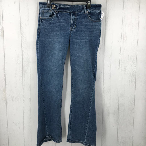 11/30 Extended tab bootcut jeans