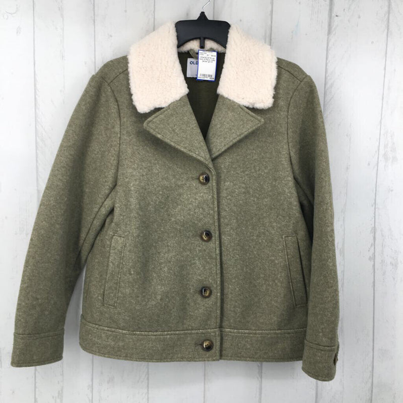 S Flece collar jacket