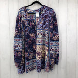 4X Flo print l/s tunic