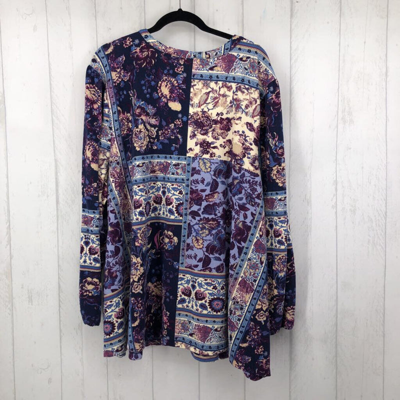 4X Flo print l/s tunic