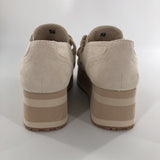 5.5 chain strap platform slip ons