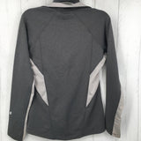 M l/s Irish quarter zip top