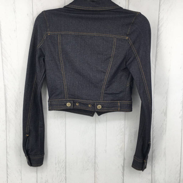 S l/s zip crop jacket