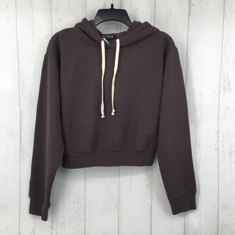 S Crop hooded sweatshirt