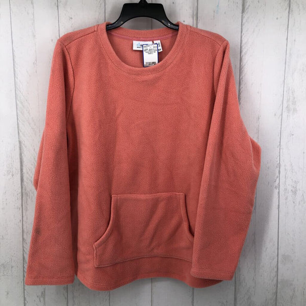 R54 L fleece round round neck top