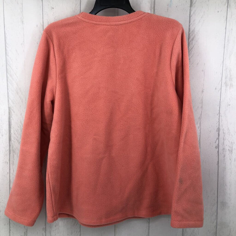 R54 L fleece round round neck top