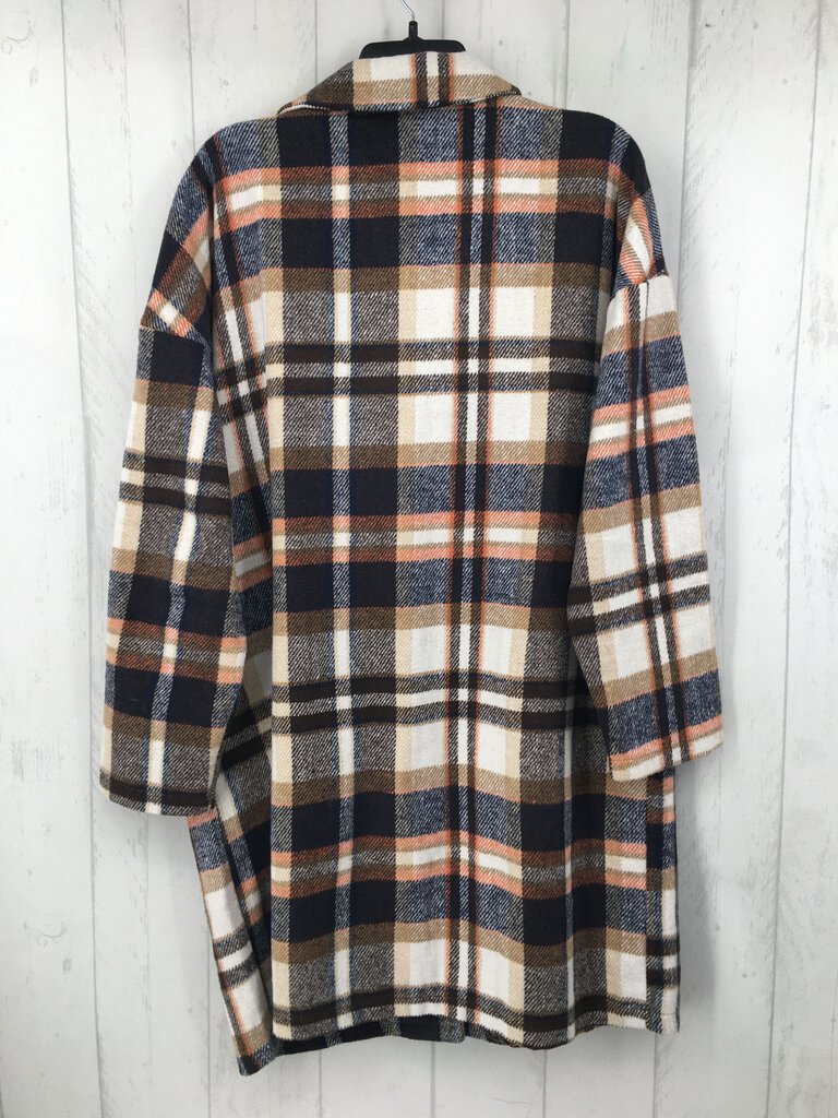 XL Plaid coat