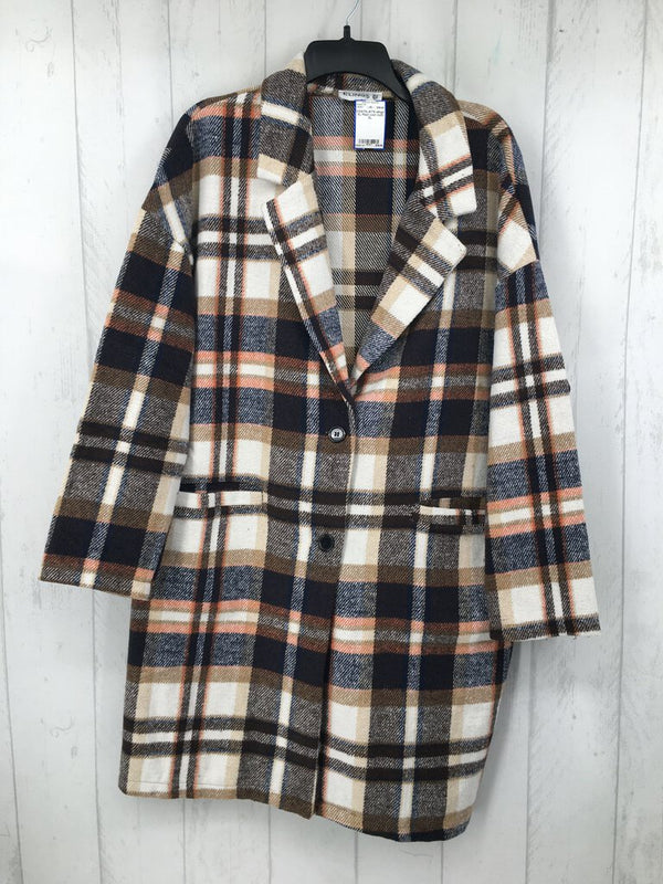 XL Plaid coat