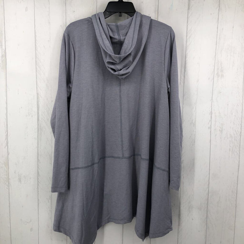 R70 L hi/lo hem zip front top