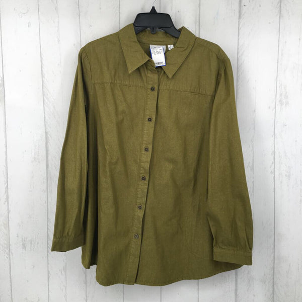 XL Button down l/s top