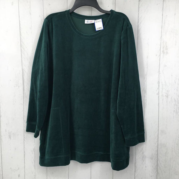 XL Velvet l/s top