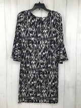 6 Printed flare slv dress