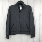 M Quilted zip up sweatshirt