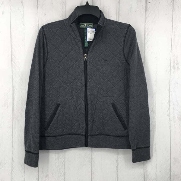 M Quilted zip up sweatshirt