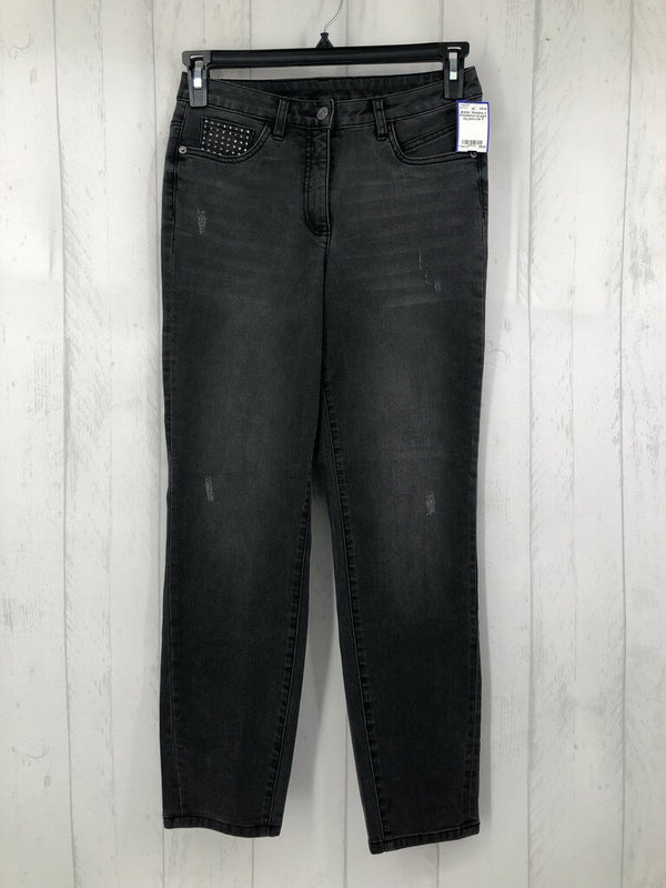 4 Embelished straight leg jeans