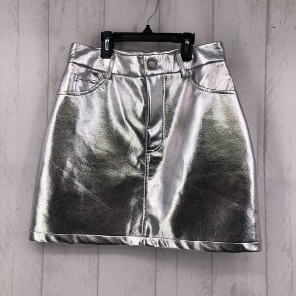 S Faux leather skirt