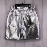 S Faux leather skirt