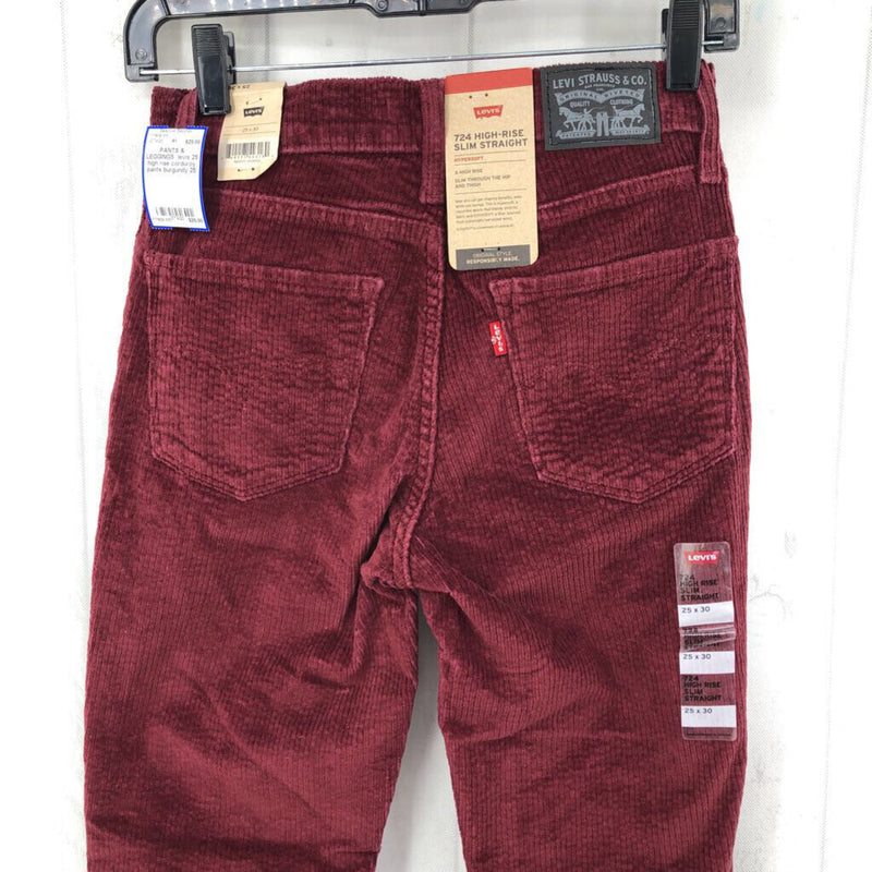 25 high rise corduroy pants