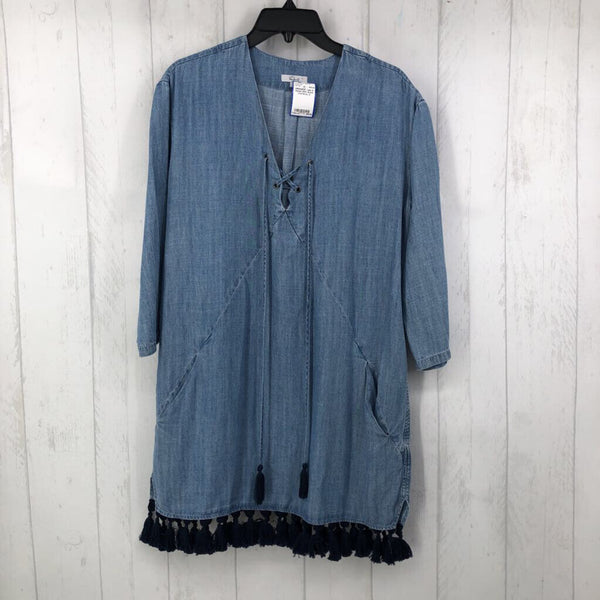 S tassel shift dress