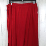 1X Long stretch cotton skirt